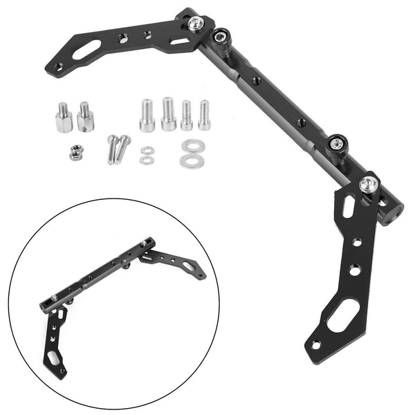 Motorsykkel CNC Tverrstang Justerbart Styre Balansespak Universal Svart