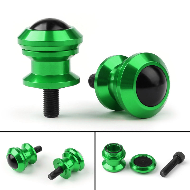 1mm Billet Swingarm Spools Sliders For Kawasaki Ninja 25R 1 ZX 6R ZX1R GR