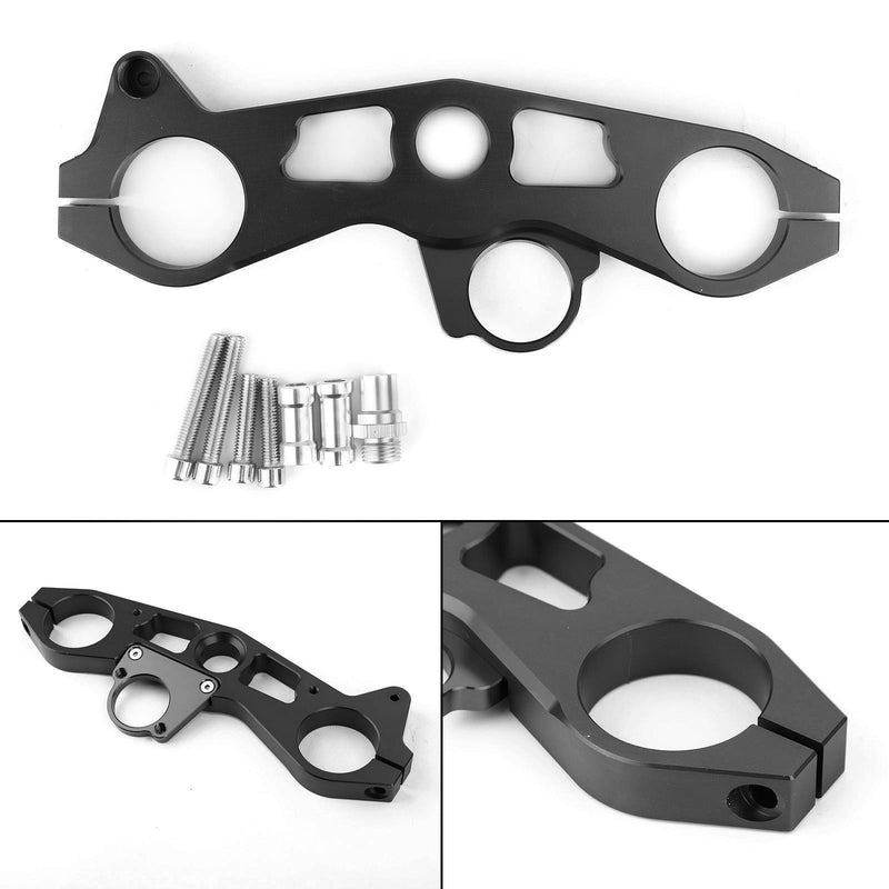 Tieferlegung Gabelbrücke vorne obere obere Klemme für Kawasaki ZX6R 2009–2012 Generic