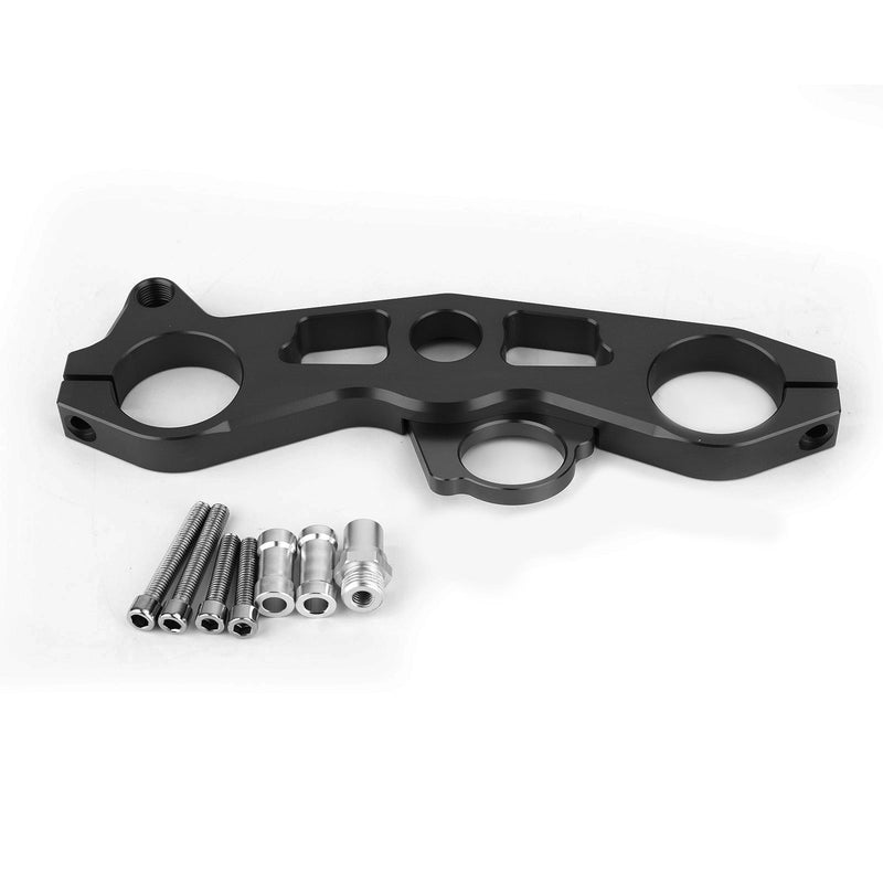 Tieferlegung Gabelbrücke vorne obere obere Klemme für Kawasaki ZX6R 2009–2012 Generic