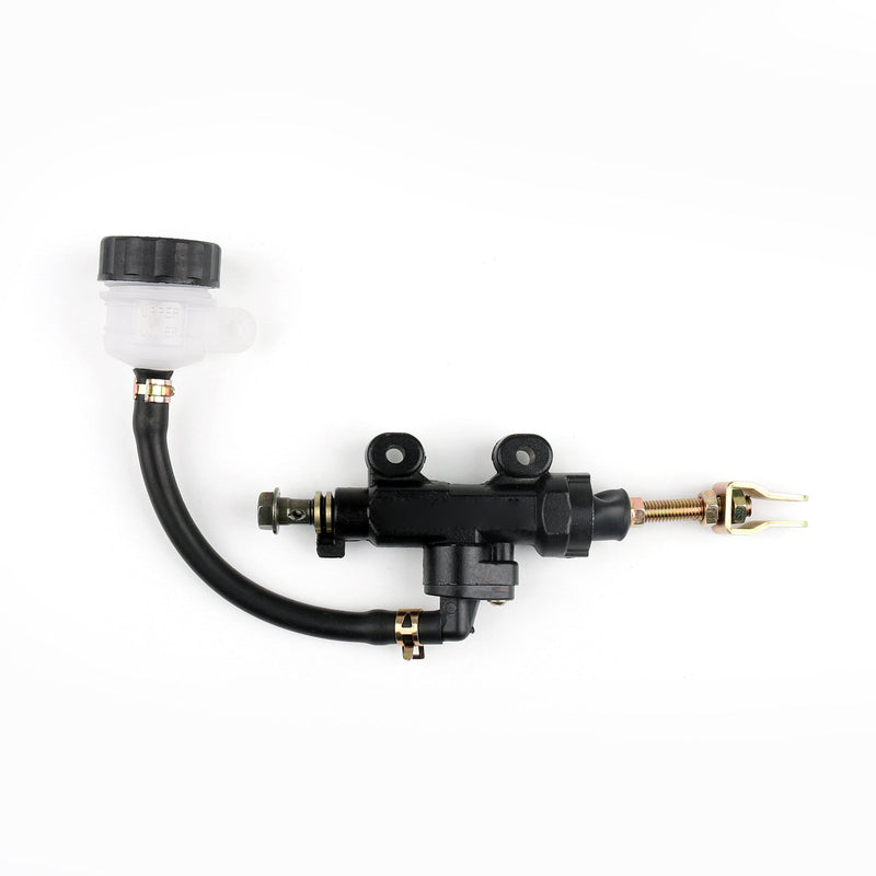 Motorcycle Universal Rear Master Cylinder Hydraulic Brake Pump Fluid Reservoir