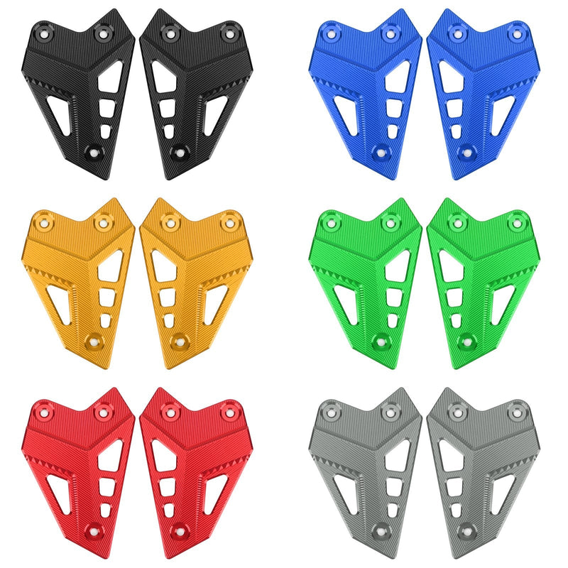 CNC Aluminum Heel Guards Rearset Plates Fit for Kawasaki Z900 ZR900 2017-2020