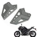 Juego de placas traseras de protector de talón de aluminio CNC para Kawasaki Z900 ZR900 2017 2020