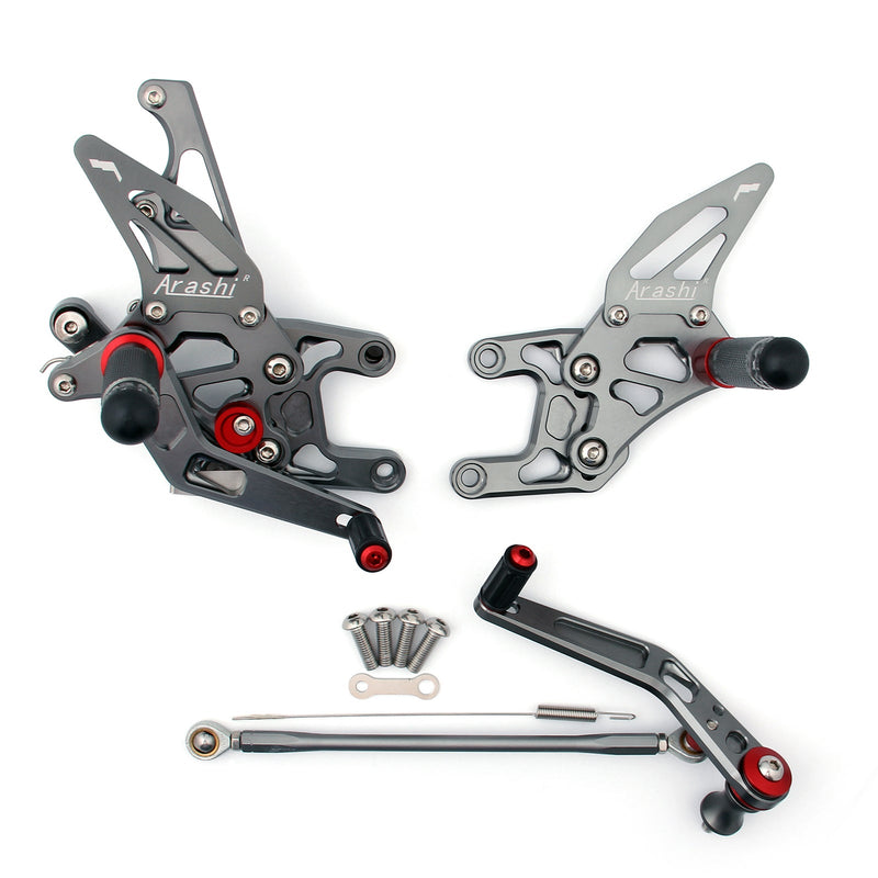 Estriberas traseras regulables para Honda CBR1000RR CBR 1000 RR 2008-2009 Generic