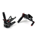 Sistema de apoio para os pés ajustável para Suzuki GSXR1300 GSXR 1300 1999-2007 Genérico