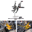 Sistema de apoio para os pés ajustável para Yamaha YZF 1000 R1 2007-2008 Generic