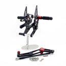 Justerbart fotstödssystem för Yamaha YZF 600 R6 2006-2011 Generic