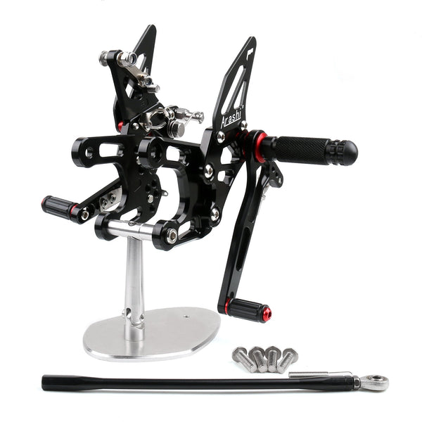 Rearset Rear set Kawasaki ZX10R ZX 10R 2008-2009 Black