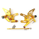 Fußrastenanlage vorne Fußraste schwarz für Kawasaki ZX-10R NINJA /ABS 2011-2015