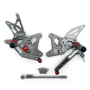 Fotstödssystem fotstödssystem för Kawasaki ZX 636 2005-2006 grå generisk