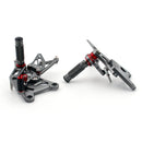 Fotstödssystem fotstödssystem för Kawasaki ZX 636 2005-2006 grå generisk