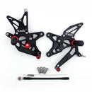 Fußrastenanlage Fußrasten einstellbar für Kawasaki ZX6R ZX 6R 2009-2011 Generic