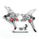 Fußrastenanlage Fußrasten einstellbar für Aprilia RSV4 2009-2011 Generic