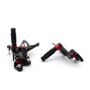 Sistema de apoio para os pés traseiro de corrida para Suzuki GSXR 600/750 2011-2019 Genérico