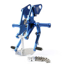 Hliníkové zadní sady opěrka nohou vhodná pro Yamaha MT07 MT-07 FZ07 2014-2020 Generic