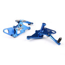 Hliníkové zadní sady opěrka nohou vhodná pro Yamaha MT07 MT-07 FZ07 2014-2020 Generic