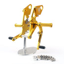 Hliníkové zadní sady opěrka nohou vhodná pro Yamaha MT07 MT-07 FZ07 2014-2020 Generic