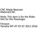 Hliníkové zadní sady opěrka nohou vhodná pro Yamaha MT07 MT-07 FZ07 2014-2020 Generic