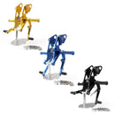 Hliníkové zadní sady opěrka nohou vhodná pro Yamaha MT07 MT-07 FZ07 2014-2020 Generic