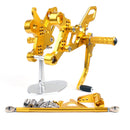 Conjunto traseiro de alumínio pedal apoio para os pés para yamaha MT-09 FZ-09 2014-2016 genérico