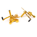 Conjunto traseiro de alumínio pedal apoio para os pés para yamaha MT-09 FZ-09 2014-2016 genérico