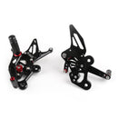 Komplett fotstödssystem bakre fotstödsset för 11-16 SUZUKI GSR750 GSXS750 GSX-S750 Generic