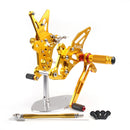 Komplett fotstödssystem bakre fotstödsset för 11-16 SUZUKI GSR750 GSXS750 GSX-S750 Generic