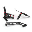 Sistema de apoio para os pés ajustável sistema de apoio para os pés para yamaha MT-10 fz10 2017-2019 genérico