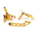 Sistema de apoio para os pés ajustável sistema de apoio para os pés para yamaha MT-10 fz10 2017-2019 genérico