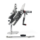 Sistema de apoio para os pés ajustável da motocicleta para yamaha MT-03/mt 25 2015 + genérico