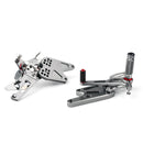 Sistema de apoio para os pés ajustável da motocicleta para yamaha MT-03/mt 25 2015 + genérico