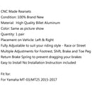 Conjunto de apoio para os pés traseiro ajustável para suzuki sv650/s 2016-2019 genérico