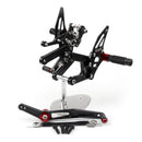 Sistema de apoio para os pés ajustável da motocicleta para yamaha yzf r6 2020 genérico