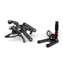 Sistema de apoio para os pés ajustável da motocicleta para yamaha yzf r6 2020 genérico