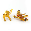 Sistema de apoio para os pés ajustável da motocicleta para yamaha yzf r6 2020 genérico