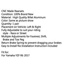 Sistema de apoio para os pés ajustável da motocicleta para yamaha yzf r6 2020 genérico