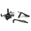 Motocicleta cnc traseiro pé pegs define pegs para bmw s1000rr 2015-2017 genérico