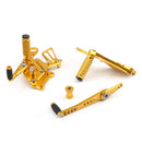 Motocicleta cnc traseiro pé pegs define pegs para bmw s1000rr 2015-2017 genérico