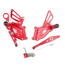 Motocicleta cnc traseiro pé pegs define pegs para bmw s1000rr 2015-2017 genérico