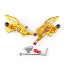 Apoio para os pés ajustável CNC sistema de apoio para os pés adequado para 2016-2019 Kawasaki Z125 Generic