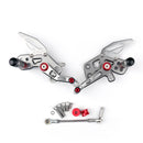 Apoio para os pés ajustável CNC sistema de apoio para os pés adequado para 2016-2019 Kawasaki Z125 Generic