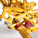 Pedal traseiro preto para Honda CBR600RR ABS 2009-2015 2014 genérico