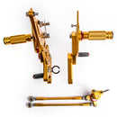 Pedal traseiro preto para Honda CBR600RR ABS 2009-2015 2014 genérico