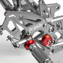 Pedal traseiro preto para Honda CBR600RR ABS 2009-2015 2014 genérico