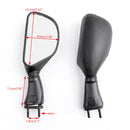 Spiegel für Kawasaki ZX6R 1998–2002 ZX9R ZX9 9R 1998–2003 schwarz generisch