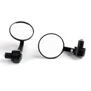 1 Paar CNC Motorrad 3 Runder Seitenspiegel 7/8 Lenkerende für Cafe Racer Generic