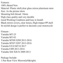 Motorcykel bakspejl til Yamaha MT 09 MT03 MT 25 FZ 07 13-16 FJ09 MT10 Generisk