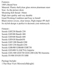 10mm lusterko wsteczne motocykla dla Suzuki GSF250 Bandit 250/400/600 SV1000 Generic