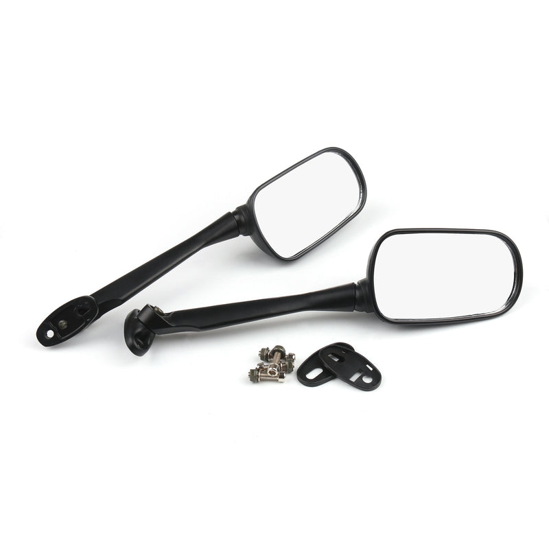 Paar schwarze Motorrad-Rückfahrspiegel für Honda CBR250 11-12 CB1300S 03-12