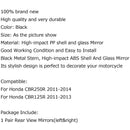 Paar schwarze Motorrad-Rückfahrspiegel für Honda CBR250 11-12 CB1300S 03-12